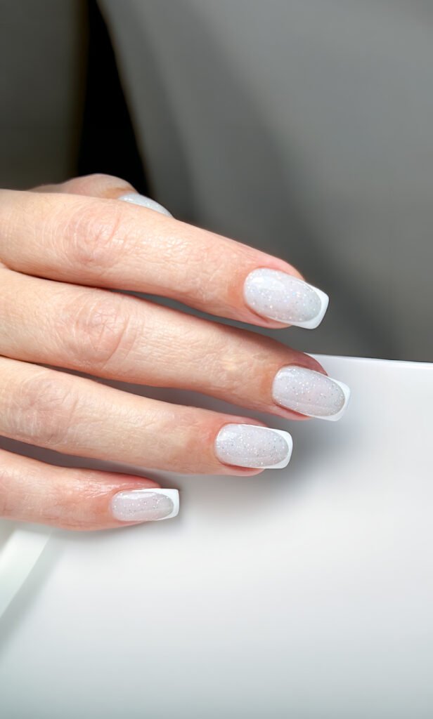 Svijetli manikir u salonu Diamond